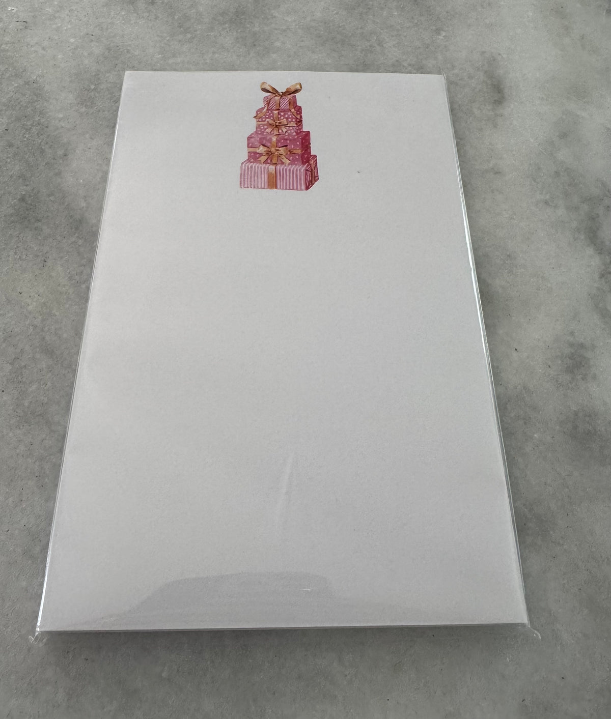 Pink Presents Notepad