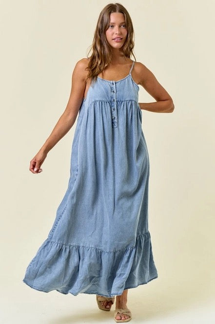 Denim Midi Dress