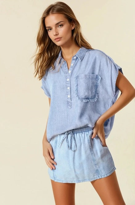 Tencel Denim Top