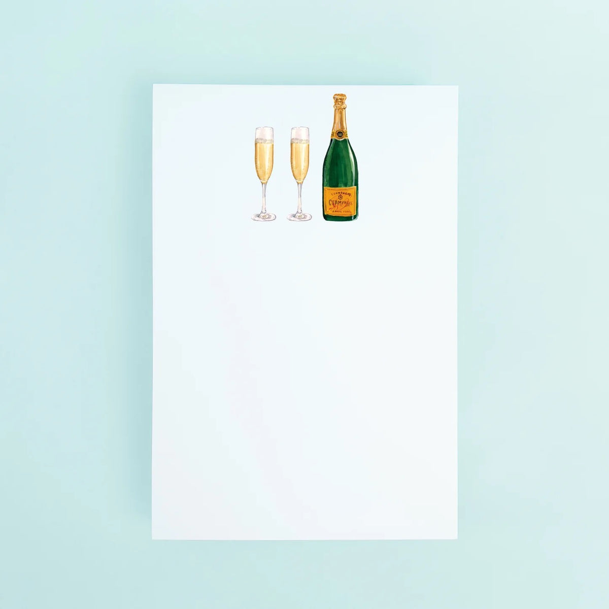 Champagne Bottle Notepad