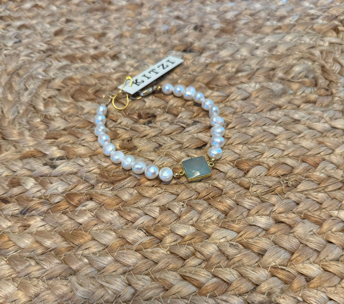 Kitzi Pearl & Stone Bracelet