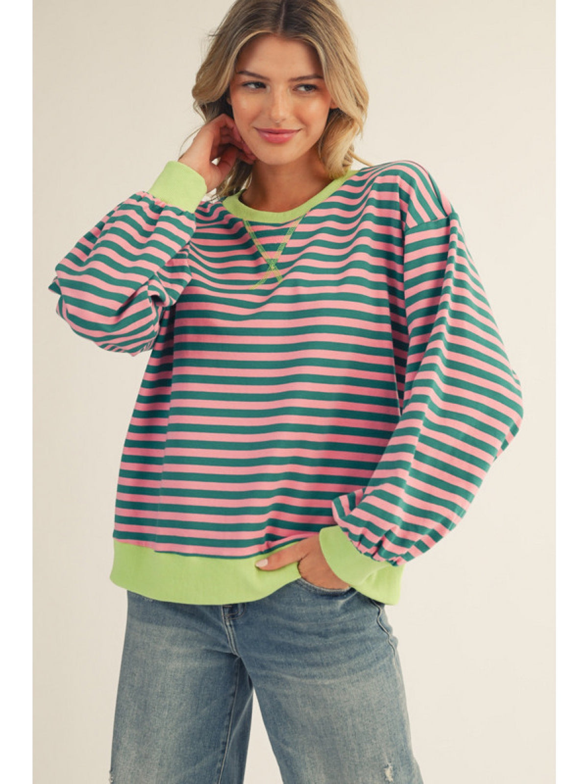 Striped Sweatshirt