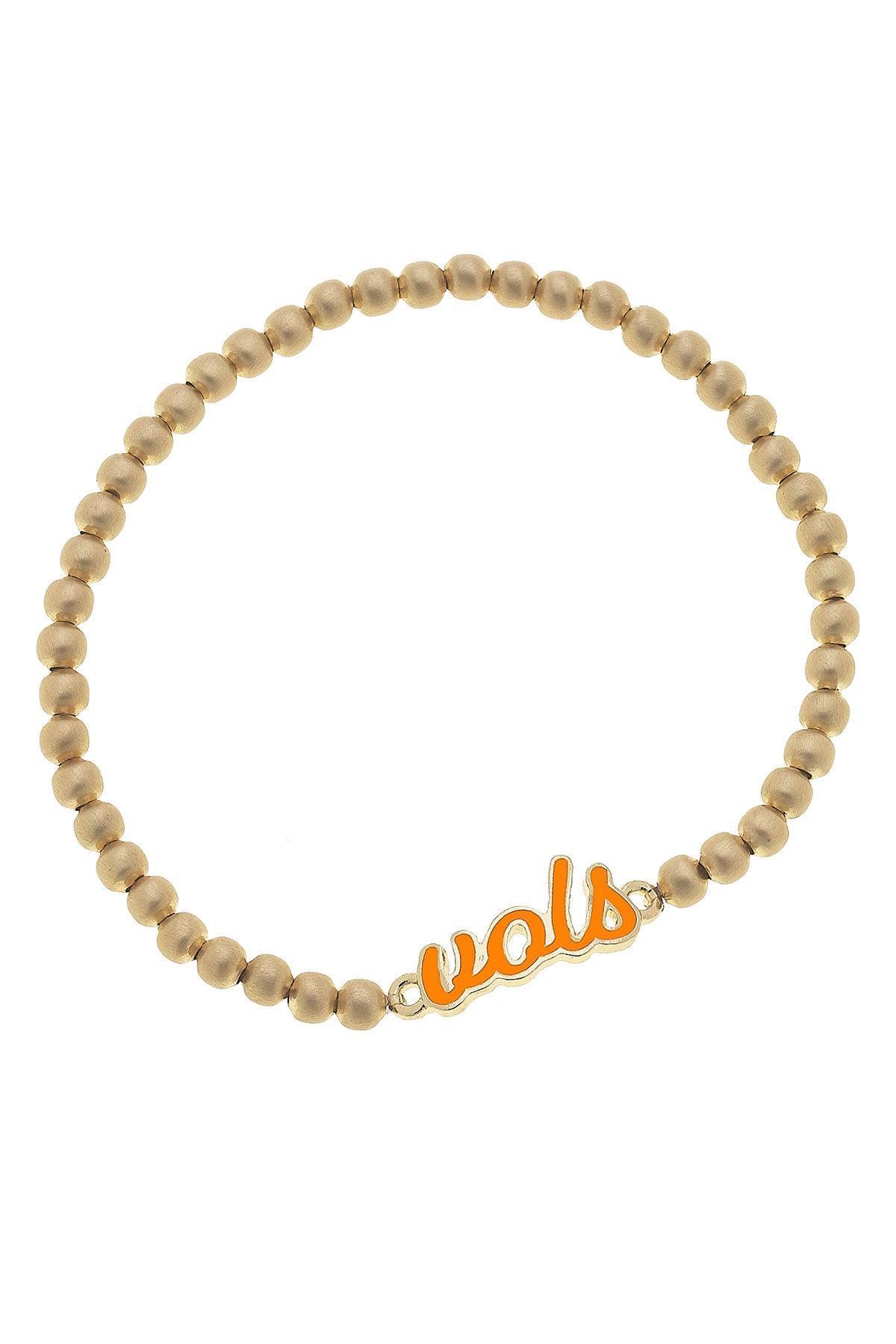 Tennessee Volunteers Enamel Script Stretch Bracelet