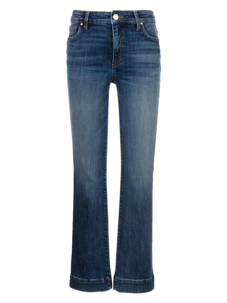 KUT Kelsey High Rise Fab Ab Ankle Flare Jean