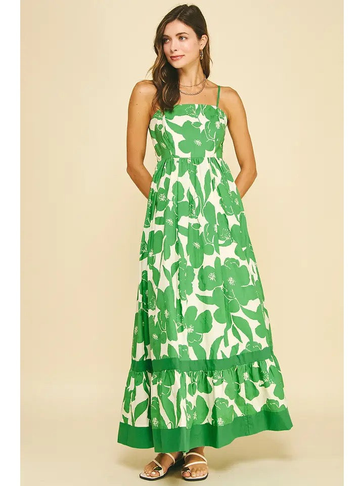 Floral Tiered Maxi Dress