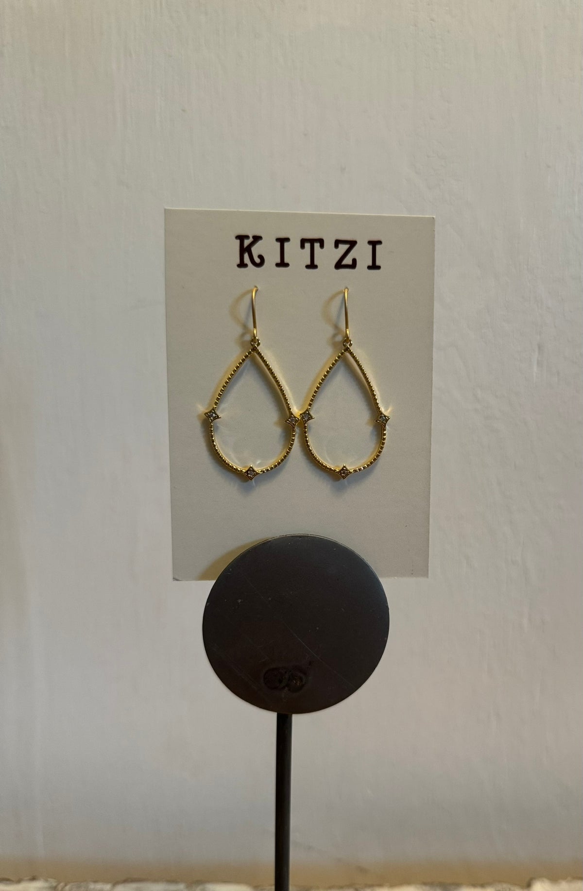 Kitzi Teardrop Sparkle Earrings