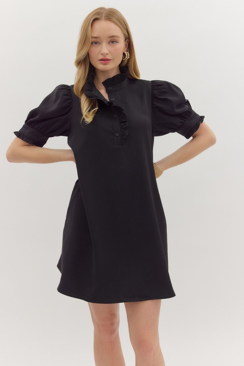 Ruffled Collar LBD