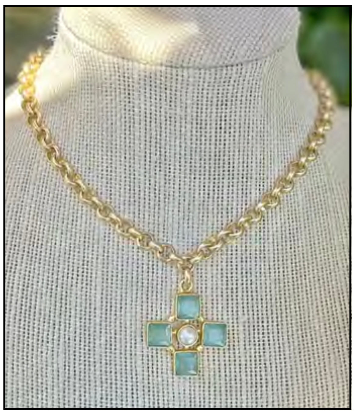 Kitzi Aqua Betty Necklace