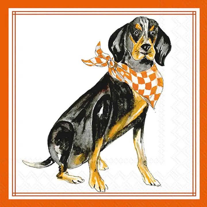 Paper Cocktail Napkins-TN Hound Dog