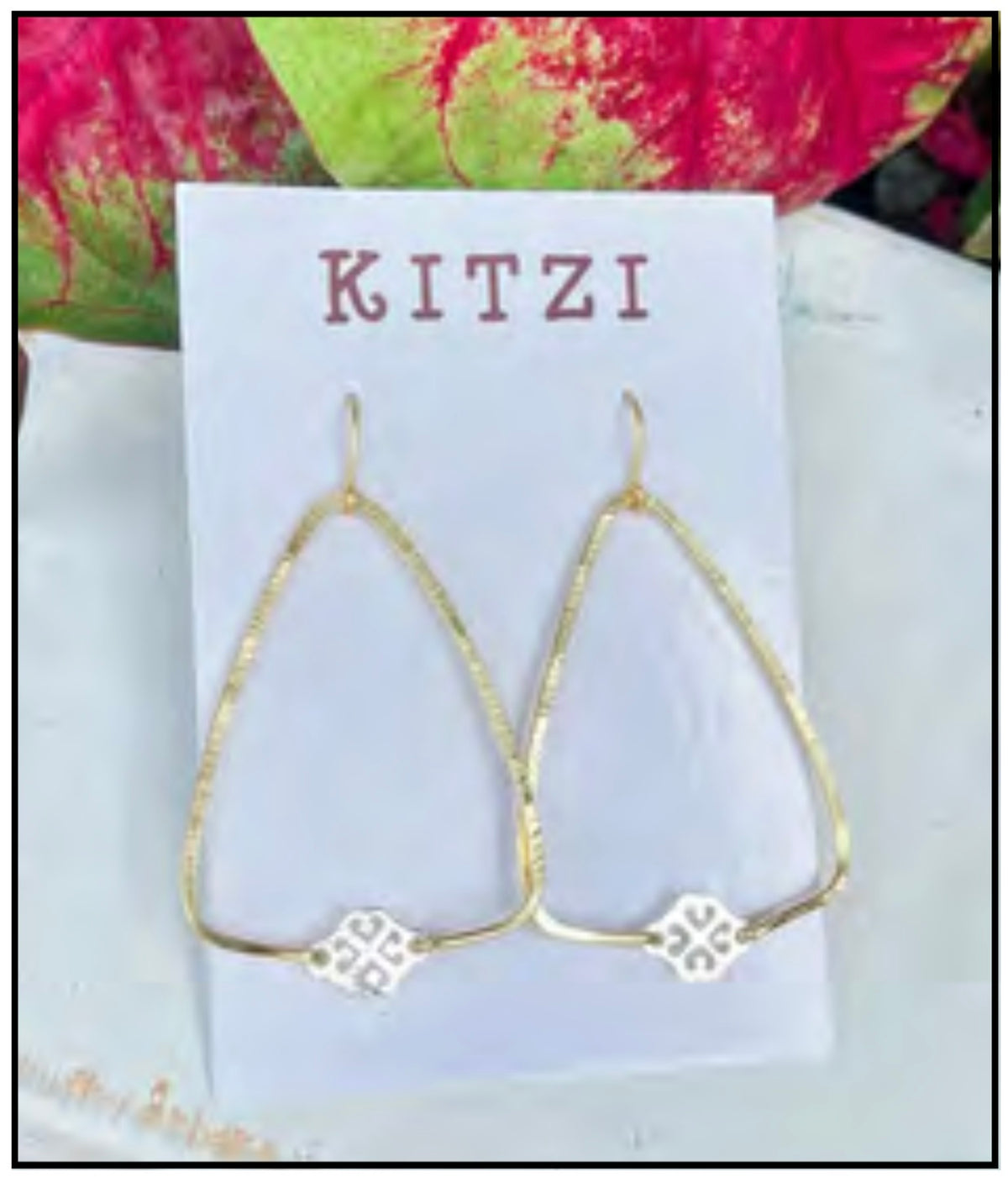 Kitzi Gold with Silver Accent Earring 298